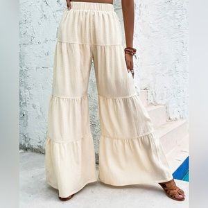 high waist flair leg pants